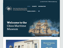 Tablet Screenshot of chiosnauticalmuseum.gr